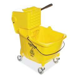 Boardwalk® Pro-Pac Side-Squeeze Wringer/Bucket Combo, 8.75gal, Yellow