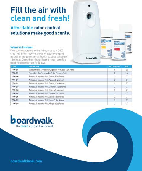 Boardwalk Odor Control Solutions: Air Care for a Fresher Difference