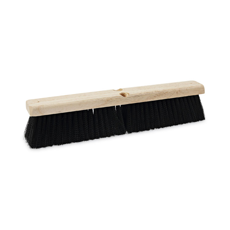 Boardwalk®Floor Brush Head, 3″ Black Medium Weight Polypropylene
