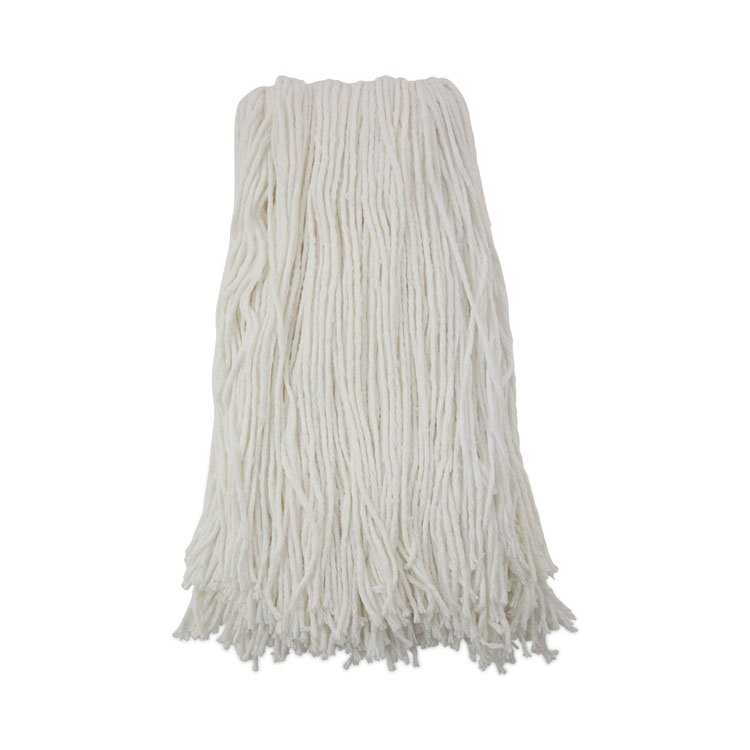 Boardwalk®CutEnd Wet Mop Head, Rayon, No. 32, White Boardwalk