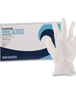 Boardwalk®General Purpose Vinyl Gloves, Powder-Free, Small, 2.6 mil Thick, 9.5" Long, Clear, 100/Box