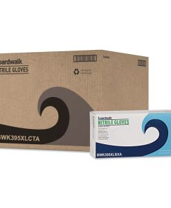 Boardwalk®395 Series Disposable General-Purpose Nitrile Gloves, Powder-Free, X-Large, 5 mil Thick, 9.5" Long, Blue, 100/BX, 10 BX/CT