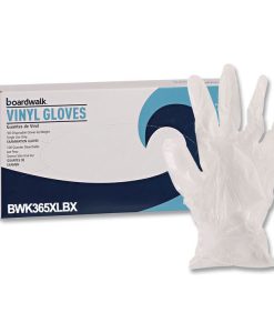 Boardwalk®General Purpose Vinyl Gloves, Powder-Free, X-Large, 2.6 mil Thick, 9.5" Long, Clear, 100/Box