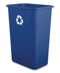 Boardwalk®Recycling Container, 10 gal, Polypropylene, Blue