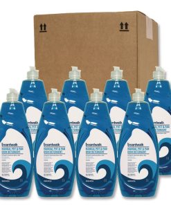 Boardwalk®Manual Pot and Pan Dish Detergent, Fresh Breeze Scent, 38 oz Bottle, 8/Carton