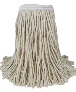 Boardwalk®Banded Cotton Mop Heads, Cut-End, 20oz, White, 12/Carton