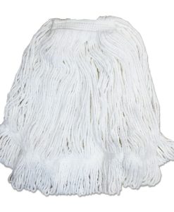 Boardwalk®Pro Loop Web/Tailband Mop Head, White, #32, Rayon, 1.3" Headband, 12/Carton