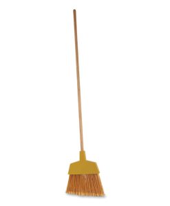 Boardwalk®Angler Broom, 53" Handle, Yellow, 12/Carton