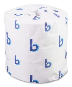 Boardwalk®Two-Ply Toilet Tissue, Septic Safe, White, 4.5 x 4.5, 500 Sheets/Roll, 96 Rolls/Carton