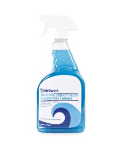 Boardwalk®Industrial Strength Glass Cleaner with Ammonia, 32 oz Trigger Spray Bottle