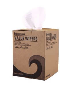 Boardwalk®DRC Wipers, Centerpull, 10 x 11.5, White, 200/Carton