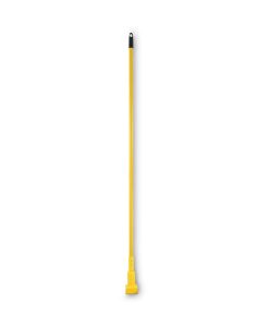 Boardwalk®Plastic Jaws Mop Handle for 5 Wide Mop Heads, Aluminum, 1" dia x 60", Yellow