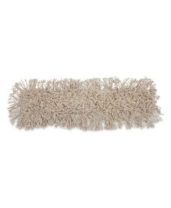 Boardwalk®Mop Head, Dust, Cotton, 24 x 3, White