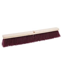 Boardwalk®Floor Brush Head, 3.25" Maroon Stiff Polypropylene Bristles, 24" Brush