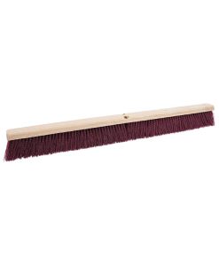 Boardwalk®Floor Brush Head, 3.25" Maroon Stiff Polypropylene Bristles, 36" Brush