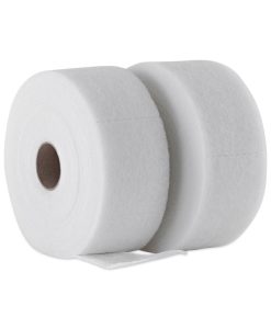 Boardwalk®TrapEze Disposable Dusting Sheets, 5" x 125 ft, White, 250 Sheets/Roll, 2 Rolls/Carton