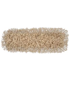 Boardwalk®Industrial Dust Mop Head, Hygrade Cotton, 24w x 5d, White
