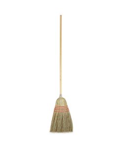 Boardwalk®Parlor Broom, Yucca/Corn Fiber Bristles, 55.5" Overall Length, Natural