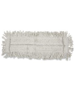 Boardwalk®Disposable Cut End Dust Mop Head, Cotton/Synthetic, 24 x 5, White