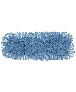 Boardwalk®Mop Head, Dust, Looped-End, Cotton/Synthetic Fibers, 24 x 5, Blue