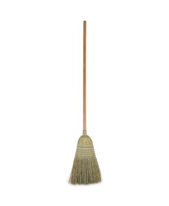 Boardwalk®100% Corn Brooms, 60" Overall Length, Natural, 6/Carton