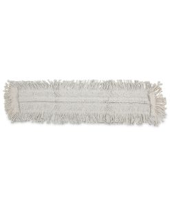 Boardwalk®Disposable Dust Mop Head w/Sewn Center Fringe, Cotton/Synthetic, 36w x 5d, White