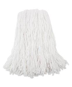 Boardwalk®Premium Cut-End Wet Mop Heads, Rayon, 16oz, White, 12/Carton