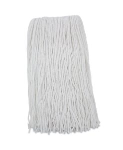 Boardwalk®Premium Cut-End Wet Mop Heads, Rayon, 20 oz, White, 12/Carton