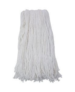 Boardwalk®Cut-End Wet Mop Head, Rayon, #32, White, 12/Carton