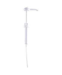 Boardwalk®Siphon Pump for 1 gal Bottles, 1 oz Output, 12" Tube, Plastic, White
