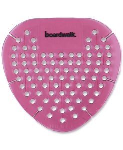Boardwalk®Gem Urinal Deodorizer Screen, Spiced Apple Scent, Red, 12/Box