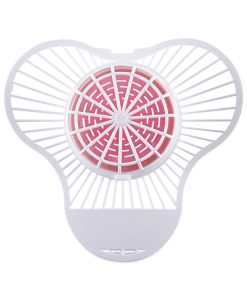 Boardwalk®Urinal Screen with Para Deodorizer Block, Cherry Scent, Red/White, 3 oz, 12/Box