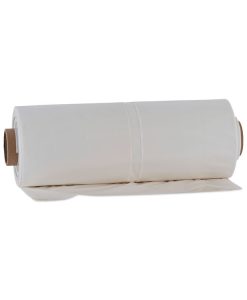 Boardwalk®Industrial Drum Liners Rolls, 60 gal, 2.7 mil, 38" x 63", Clear, 50/Carton