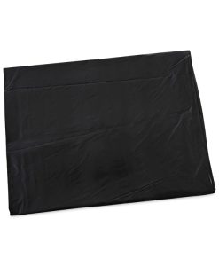 Boardwalk®Linear Low Density Industrial Can Liners, 60 gal, 0.7 mil, 38" x 58", Black, Flat Pack, 100/Carton