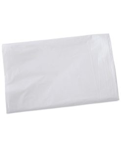Boardwalk®Linear Low Density Industrial Can Liners, 16 gal, 0.5 mil, 24" x 32", White, Flat Pack, 500/Carton