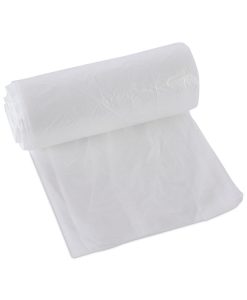 Boardwalk®High-Density Can Liners, 10 gal, 6 mic, 24" x 23", Natural, Perforated Roll, 50 Bags/Roll, 20 Rolls/Carton