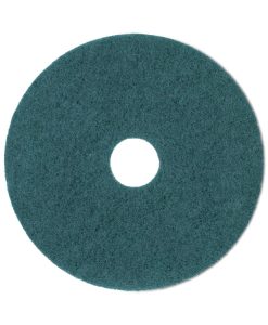Boardwalk®Heavy-Duty Scrubbing Floor Pads, 20" Diameter, Green, 5/Carton