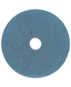 Boardwalk®Burnishing Floor Pads, 20" Diameter, Aqua, 5/Carton