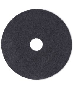 Boardwalk®Stripping Floor Pads, 18" Diameter, Black, 5/Carton