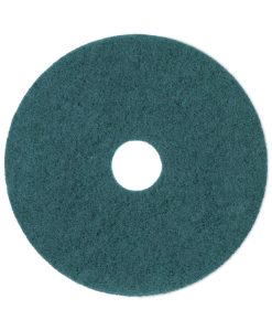 Boardwalk®Heavy-Duty Scrubbing Floor Pads, 17" Diameter, Green, 5/Carton