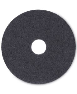 Boardwalk®Stripping Floor Pads, 16" Diameter, Black, 5/Carton