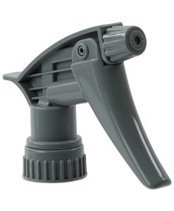Boardwalk®Chemical-Resistant Trigger Sprayer 320CR, 7.25" Tube, Fits 16 oz Bottles, Gray, 24/Carton