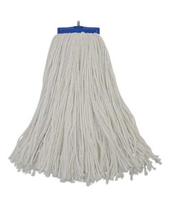 Boardwalk®Cut-End Lie-Flat Wet Mop Head, Rayon, 16oz, White
