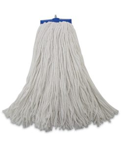 Boardwalk®Mop Head, Economical Lie-Flat Head, Rayon Fiber, 20oz, White, 12/Carton
