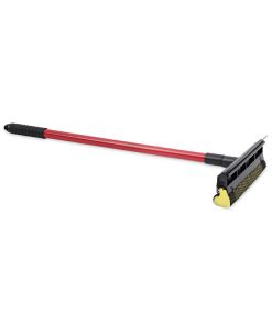 Boardwalk®General-Duty Squeegee, 8" Wide Blade, Black/Red, 21" Handle