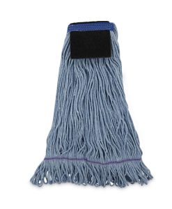 Boardwalk®Mop Head, Loop-End, Cotton with Scrub Pad, Large, 12/Carton