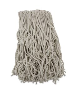 Boardwalk®Banded Mop Head, Cotton, Cut-End, White, 16 oz, 12/Carton