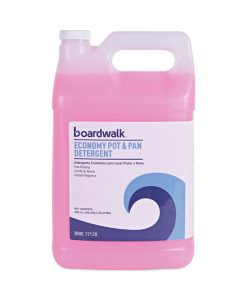 Boardwalk®Industrial Strength Pot and Pan Hand Dishwashing Detergent, Herbal Scent, 1 gal Bottle