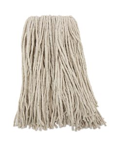 Boardwalk®Premium Cut-End Wet Mop Heads, Cotton, 16oz, White, 12/Carton