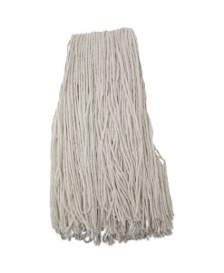 Boardwalk®Premium Cut-End Wet Mop Heads, Rayon, 24oz, White, 12/Carton